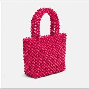 NWOT ZARA BEAD BAG